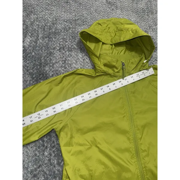 L.L.Bean Womens Green Lightweight Full Zip Windbreaker Jacket Outdoor Sz Xs - Image 7