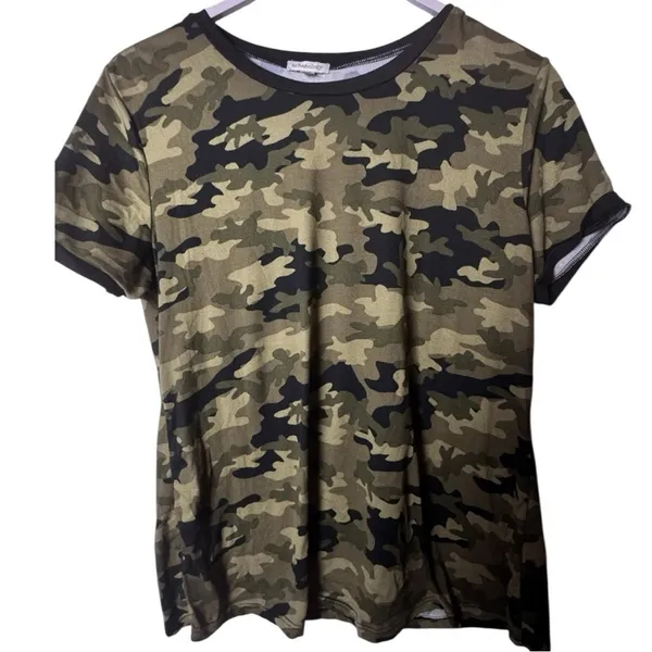 Urbanology short Sleeve Crew Neck Camouflage T-Shirt Sz L - Image 4