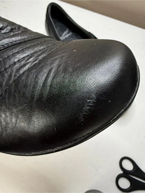Dansko Franny Women's‎ Size 39 9US Black Leather Comfort Shoes Loafers - Image 4