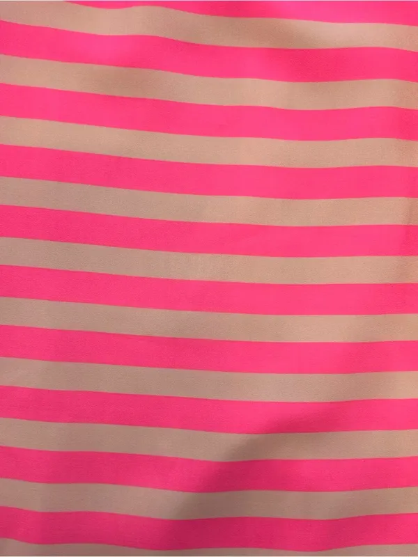 J.Crew pink beige horizontal striped Y2K preppy Barbiecore Ivy League NWT size 0 - Image 7
