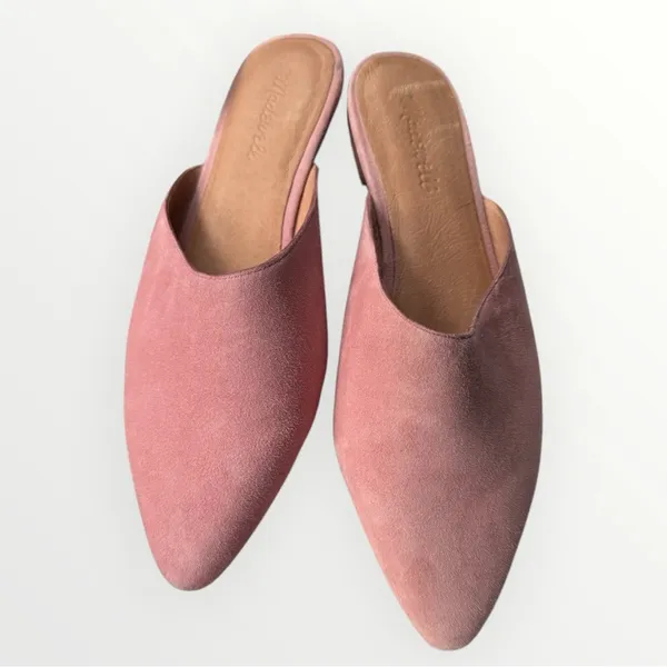 Madewell The Remi Mule in Pink Suede - Image 2