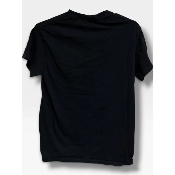 Gildan Black Graphic T-Shirt One Does Not Stop Buying Books Women Small - Image 3