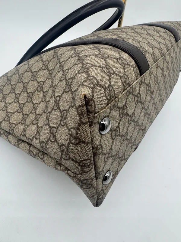 Gucci GG Supreme Joy Large Tote Bag Monogram Authentic - Image 13