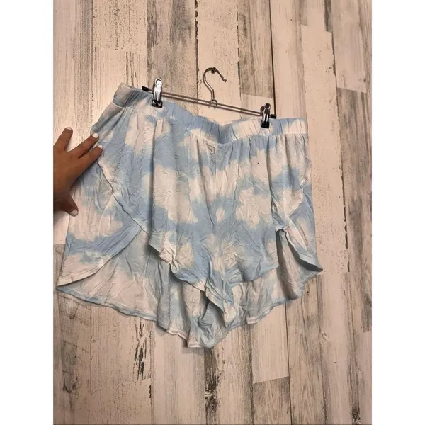Old Navy Tie Dye Pajama Set XL | One World One Love Graphic Tee & Shorts Lounge - Image 9