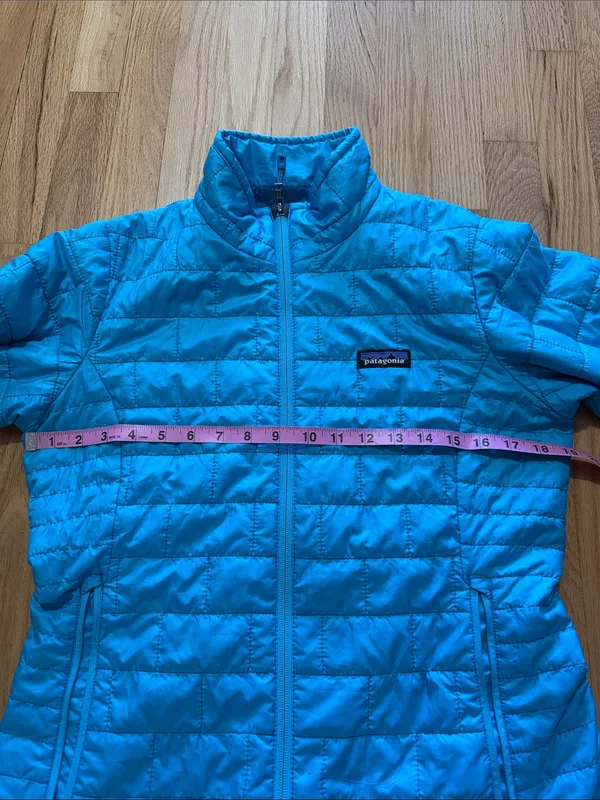 Patagonia Blue Nano Puff Jacket Sz M - Image 3