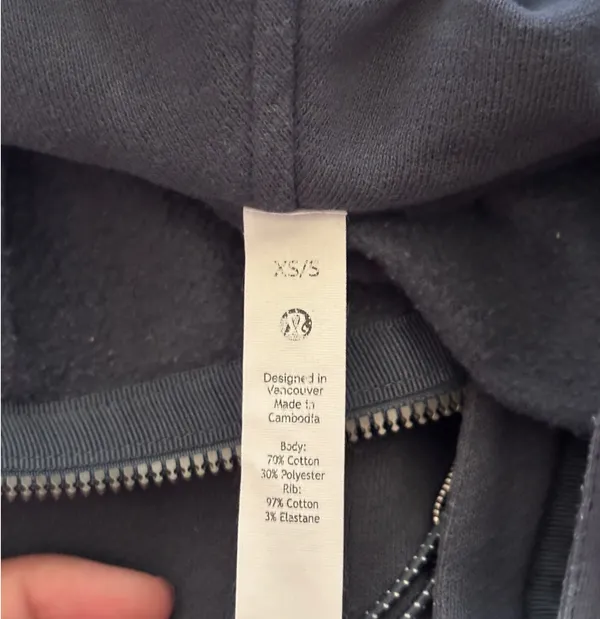 Iron Blue Lululemon Scuba 3/4 - Image 3