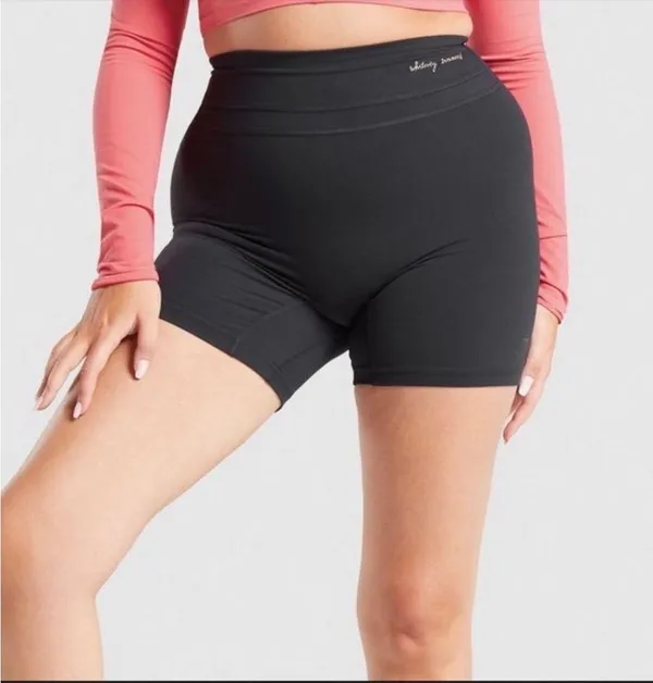 Whitney Simmons x Gymshark • black biker shorts sz XS - Image 5