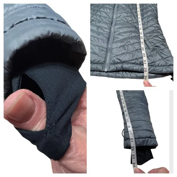 Columbia women's jacket with Omni-Heat thermal comfort Gray/Black Sz L - Image 8