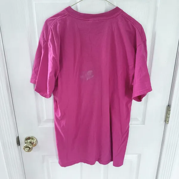 Vintage 90’s BUSCH GARDENS Tampa Fl Pink Short Sleeve Tee - LARGE - Image 6