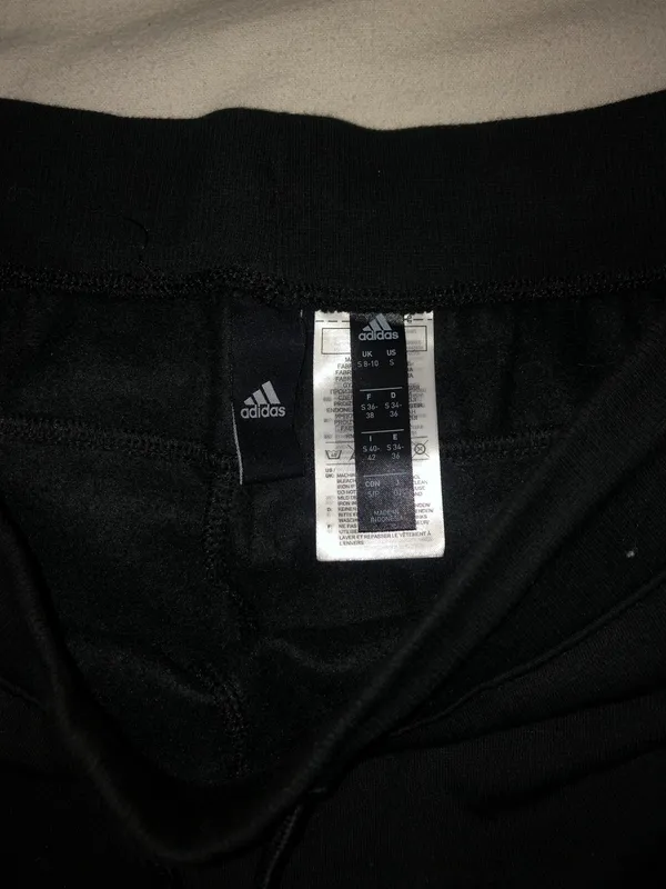 Adidas Black  Baggy Sweatpants - Image 4
