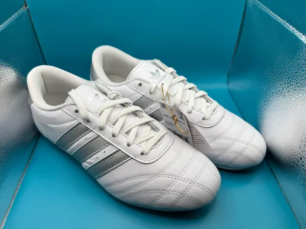 Adidas Taekwondo LA Sneakers White Silver Women’s NWT - Image 5
