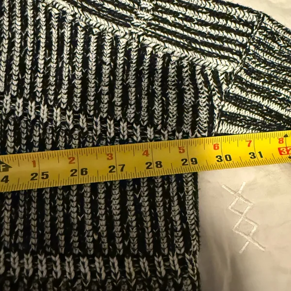 Alice + Olivia Wool Blend Nera Rib Knit Box Cardigan Size S - Image 9