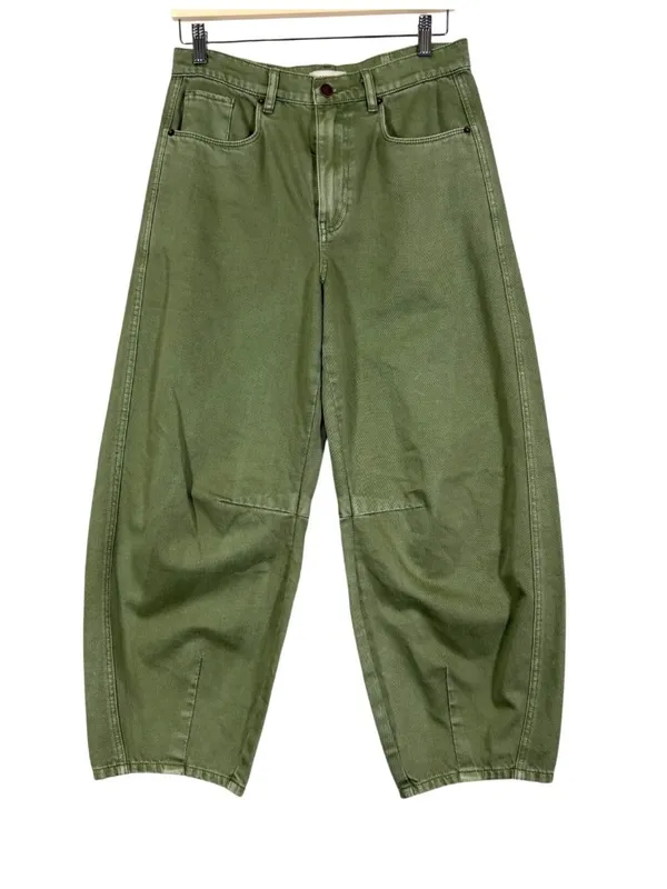 Oliver Logan Elmore Horseshoe Barrel Jeans Size 27 - Image 3