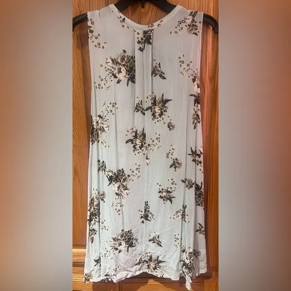Free People Snap Out of It Tree Swing Tunic Mini Dress Faded Floral‎ Size Medium - Image 14