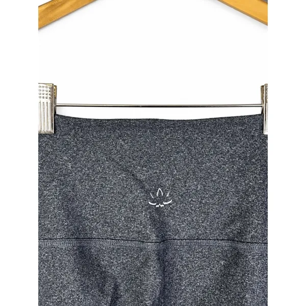 Beyond Yoga Spacedye High Waist Long Leggings M Charcoal Gray Made USA 28" - Image 4