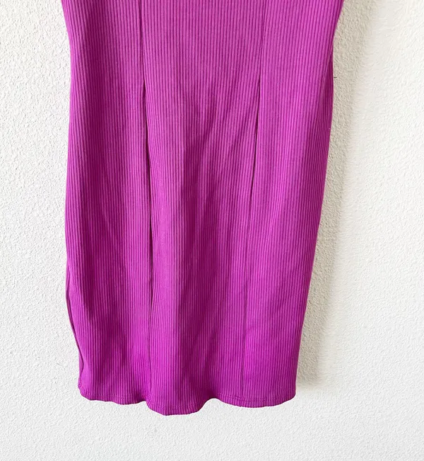 Lulu’s Hotter Than You Can Handle Magenta Purple Bodycon Mini Dress - Image 4