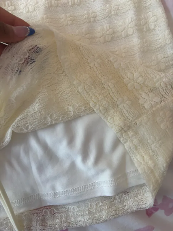 Ediked Cream Halter Dress - Image 2