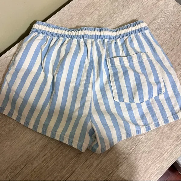 Aerie Chambray Stripe Shorts Size XS - Image 3