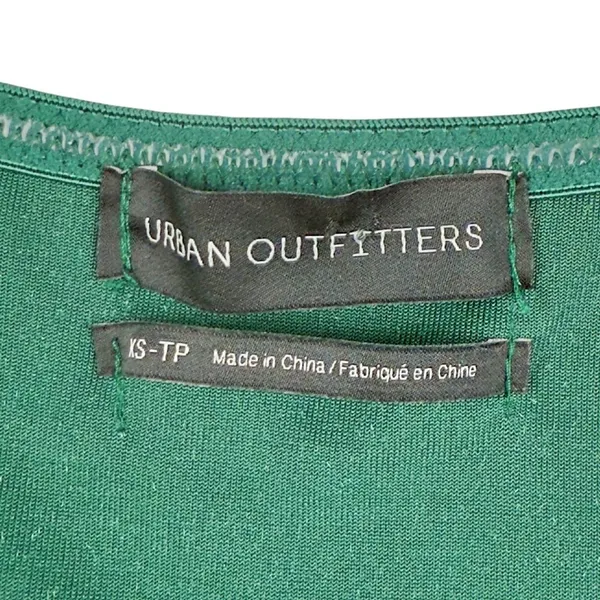 Urban Outfitters Bella Bustier Green Velvet Corset Mini Dress 90s Indie Alt - Image 8
