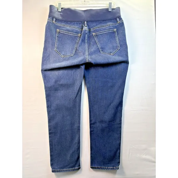 Gap Maternity 1969 Best Girlfriend Medium wash Jeans‎ straight leg Size 29 Short - Image 4