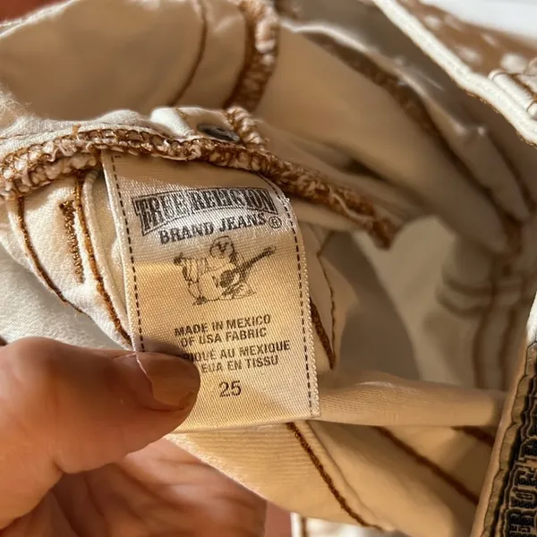 True religion white skinny jeans - Image 7