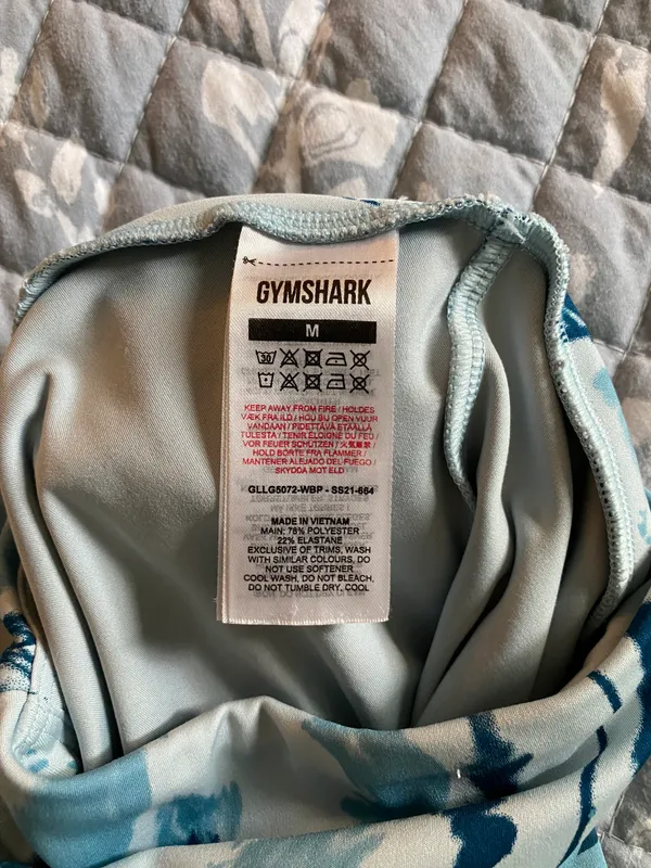 Gymshark Gs Power Leggings Light Blue - Image 4