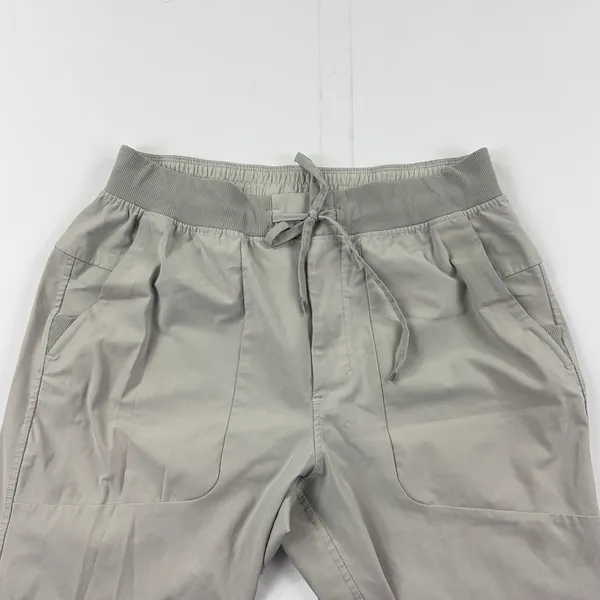 Lululemon Jogger Pants Womens L Gray Drawstring Elastic Waist Travel Pockets - Image 9