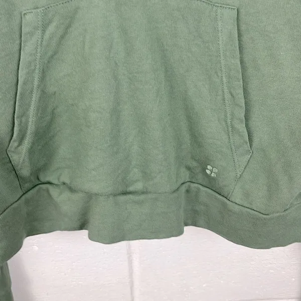 Sweaty Betty women’s after class relaxed fit salix green hooded sweatshirt SizeL - Image 5