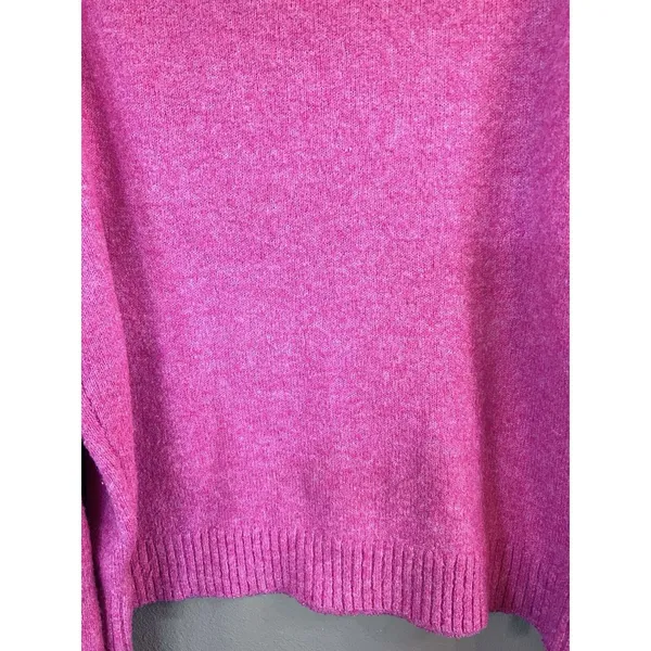 American‎ Eagle Womens Crew Neck Bright Pink Sweater Small - Image 6