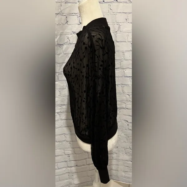 ZARA Combination Crop Top large Black - Image 3