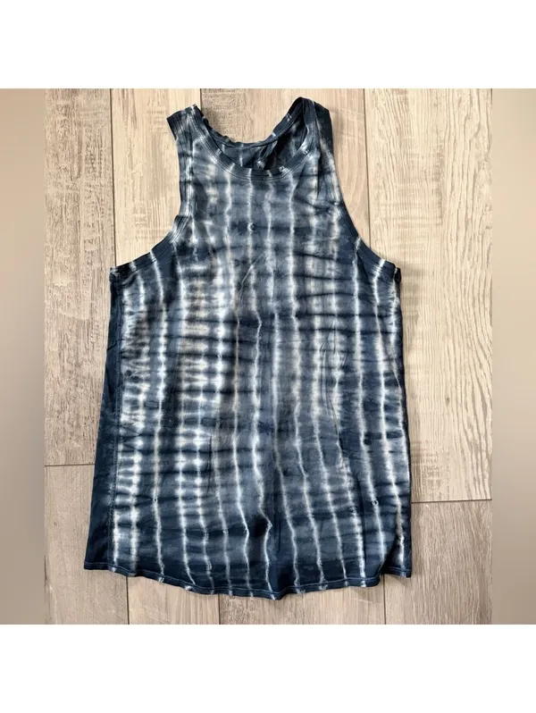 Lululemon All Tied Up Retro Eco Aesthetic Fly Away Tank Cotton Tie Dye 4-6 small - Image 2