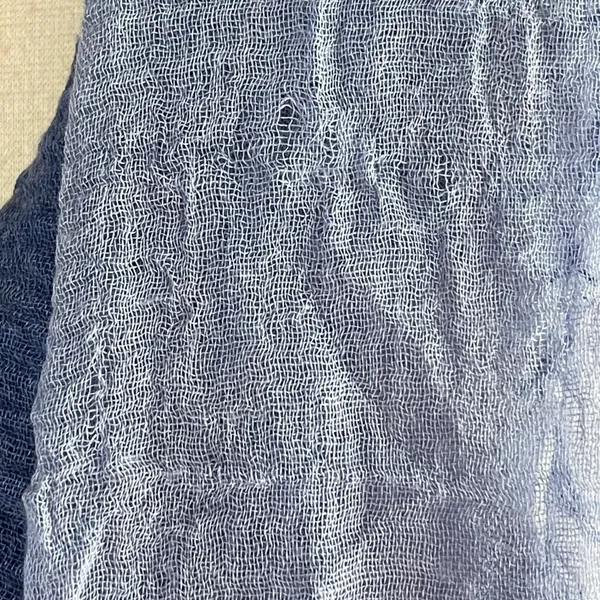 UNBRANDED Blue Ombré Lightweight‎ Pashmina Scarf Wrap - Image 5
