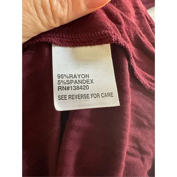 NWT Etcetera Wine Adorn Dress Size 00 - Image 3
