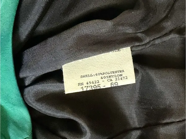 Vintage Scott McClintock Emerald Green One Shoulder Ruched Cocktail‎ Dress - Image 6