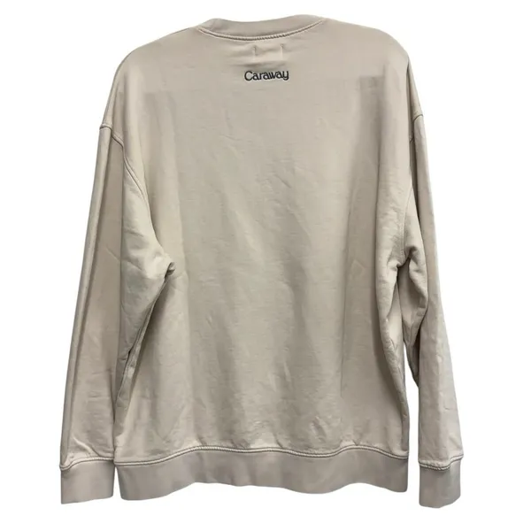 Mate‎ Home Cook Organic Cotton Sweatshirt Cream Oversized XS/S - Image 2