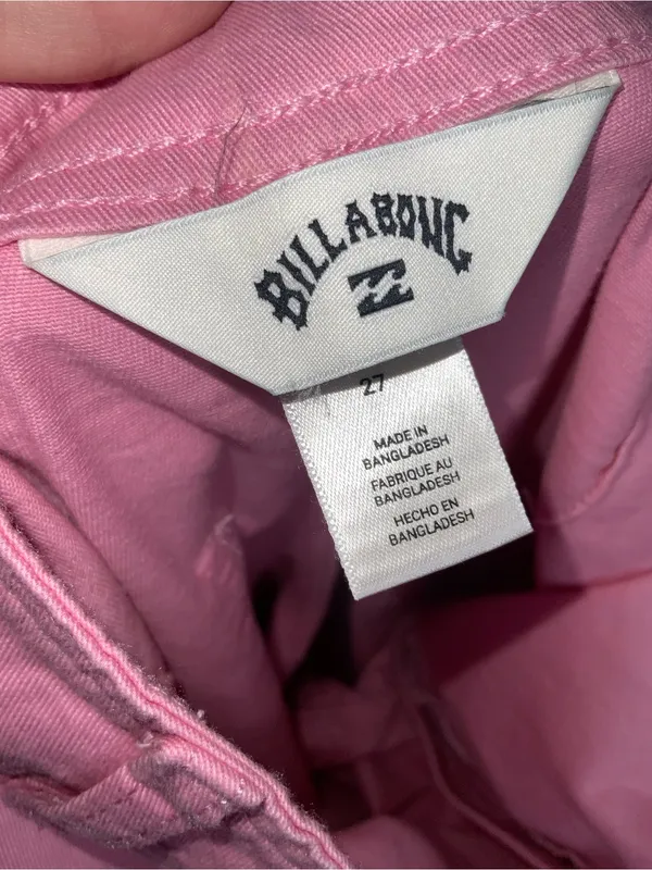 Billabong High-Rise Wide Leg Pants - Pink - 27 - Image 8