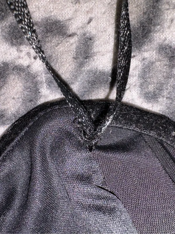 Bershka Black Velvet Evening/CocktailDress - Image 6