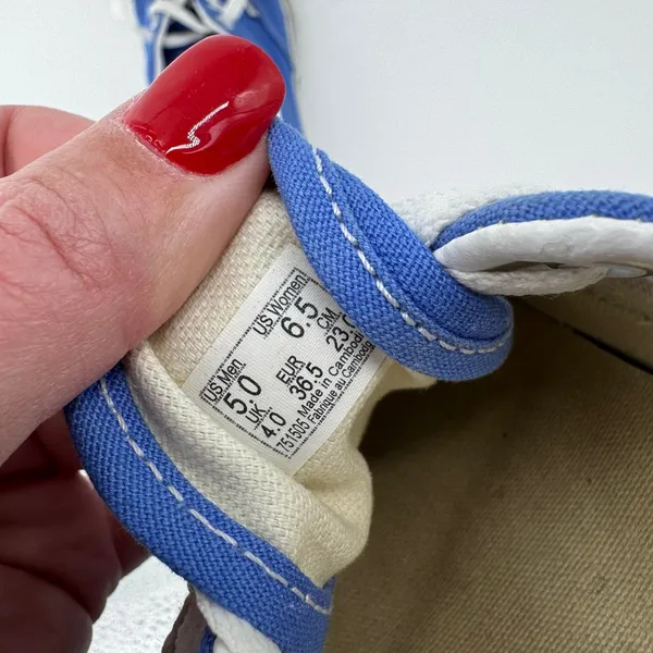 Vans Era Nebula Sneakers Mens 5 Womens‎ 6.5 Skate Shoes Casual Basic Skater Blue - Image 9