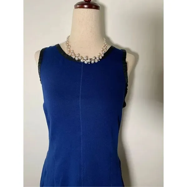 Banana republic blue dress, size 14 - Image 3