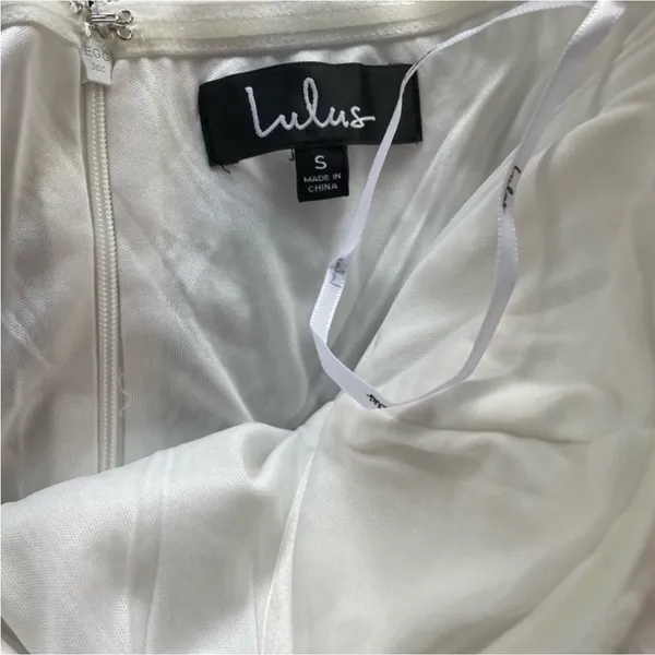 Lulus From this Day White Floral Jacquard Strapless Midi Dress - Image 7