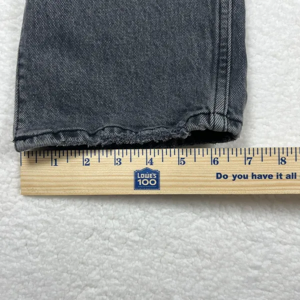 Abercrombie & Fitch 90s Straight Ultra High Rise Curve Love Jeans 27 4R Black - Image 8