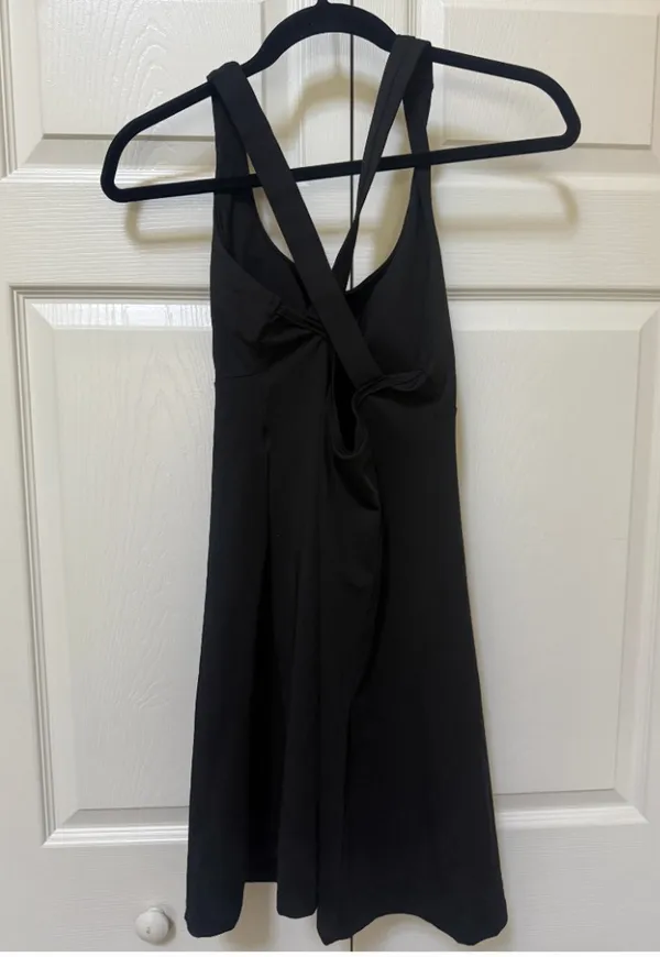 SHEIN Black Padded Crossback Athletic Mini Dress - Image 2
