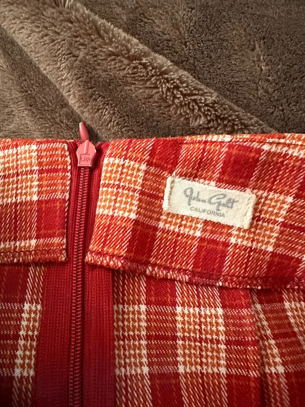 Plaid John Galt Mini Skirt - Image 2