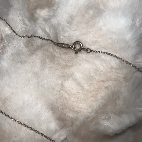 Tiffany & Co Blue Double Mini Heart Necklace - Image 4