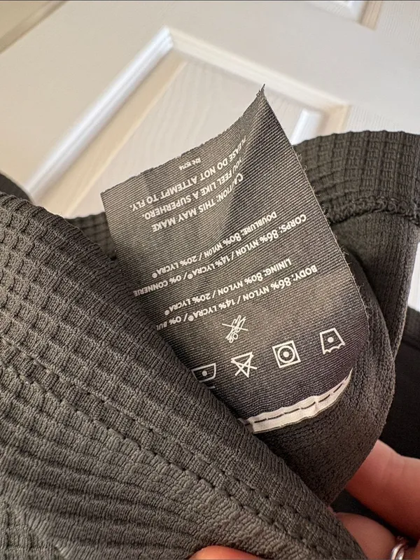 Nobull Dark Gray Waffle Knit Longsleeve Top - Image 4