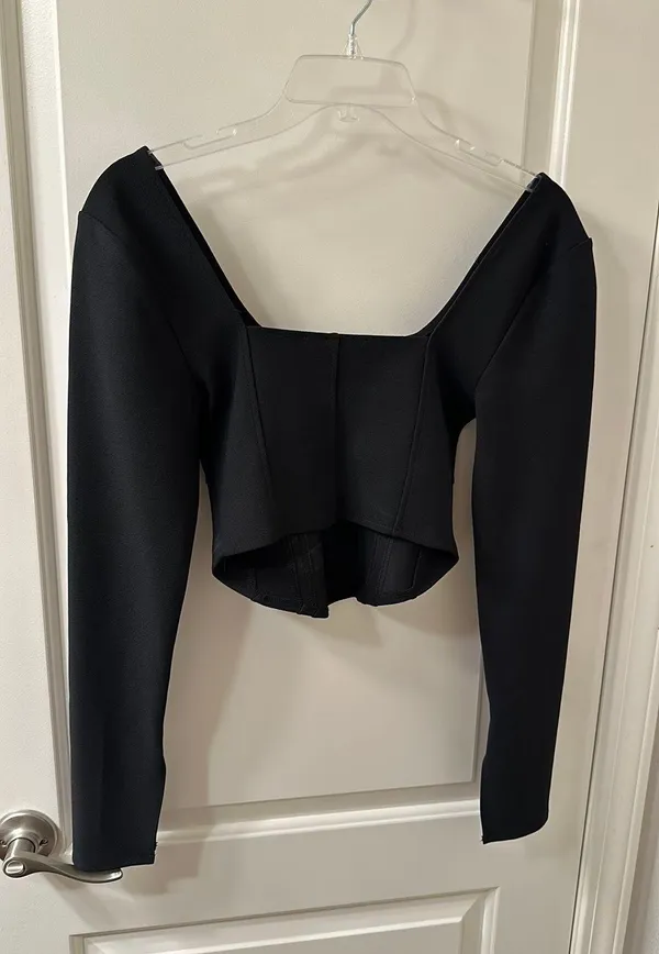 Abercrombie Corset Long Sleeve Top - Image 2