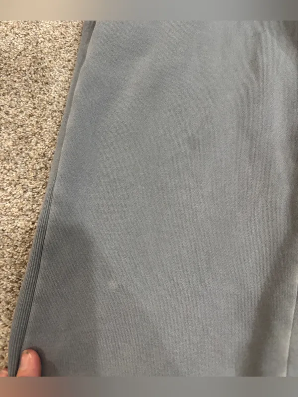 TNA Aritzia Sweatfleece Boyfriend Sweatpants Cozy Fleece Joggers Womens XS Gray - Image 11