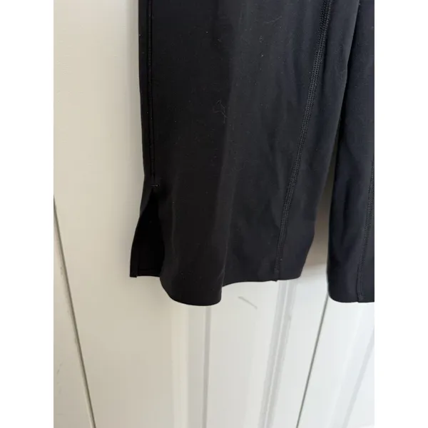 Athleta S PetiteElation Ultra High Rise Split Slim Flare Pant Black Yoga - Image 2