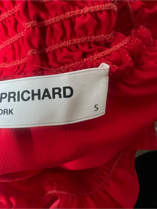 Amanda Uprichard Kimmie top in red‎ small $150 - Image 9