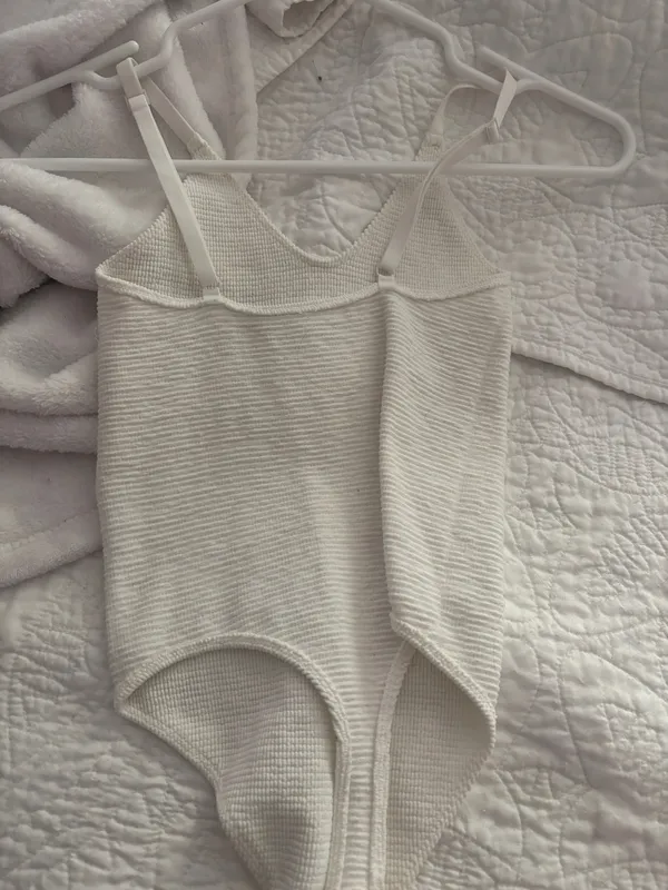 Free People Bodysuit White - Image 2